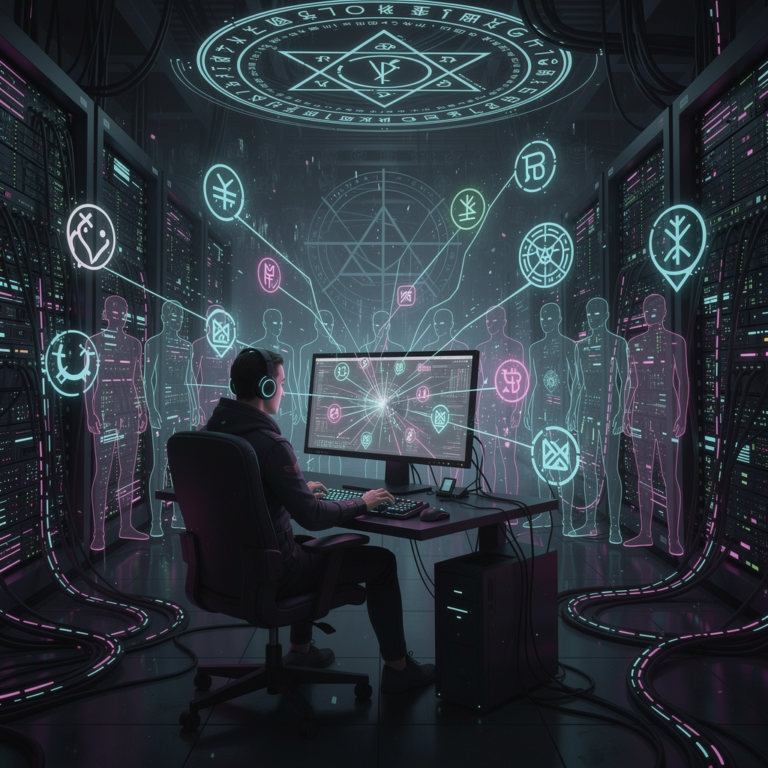The Cyber-Sigil: Hacking the Latent Space of Reality